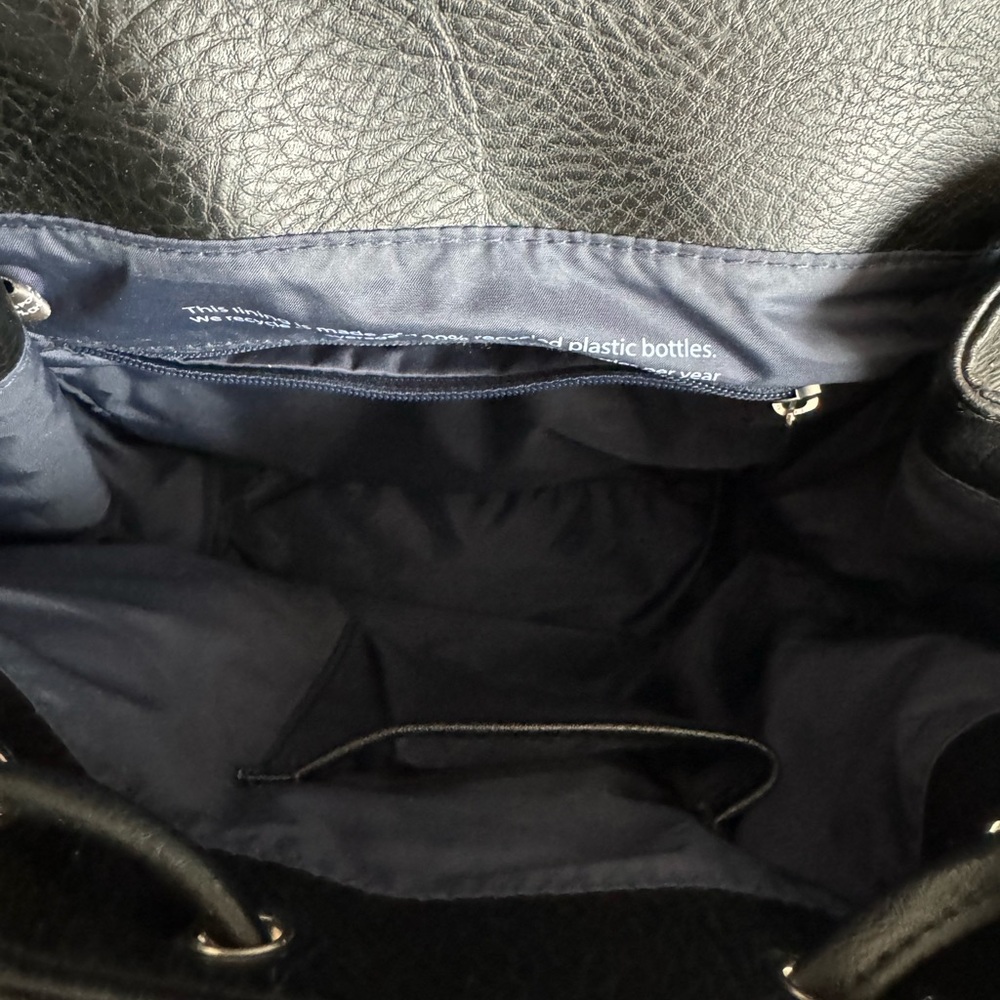 Vegan Leather Mini Backpack - image 3